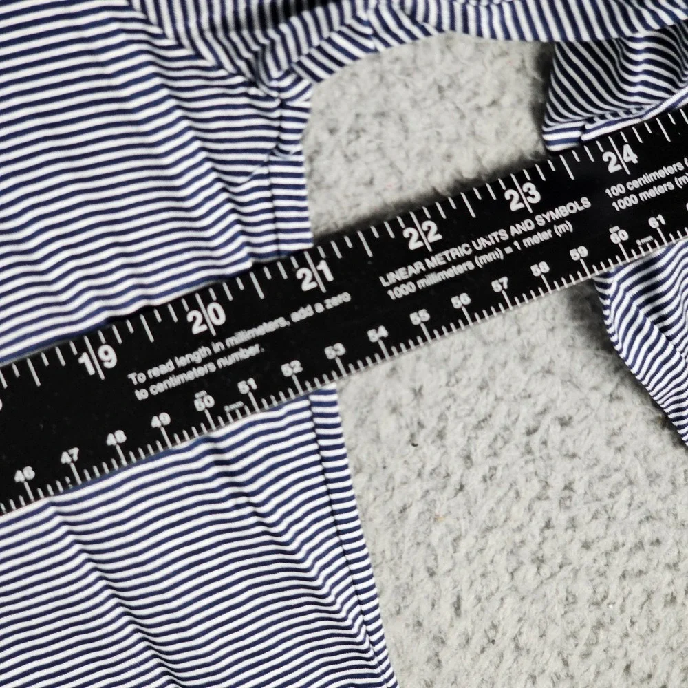 Paul & Shark T-Shirt Men's XL White Blue‎ Striped Long Sleeve Crew Neck Pullover